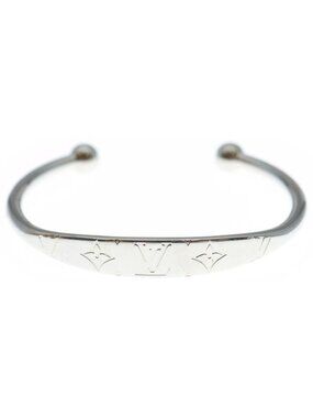 Louis Vuitton Monogram Jonck M Bracelet Silver Metal